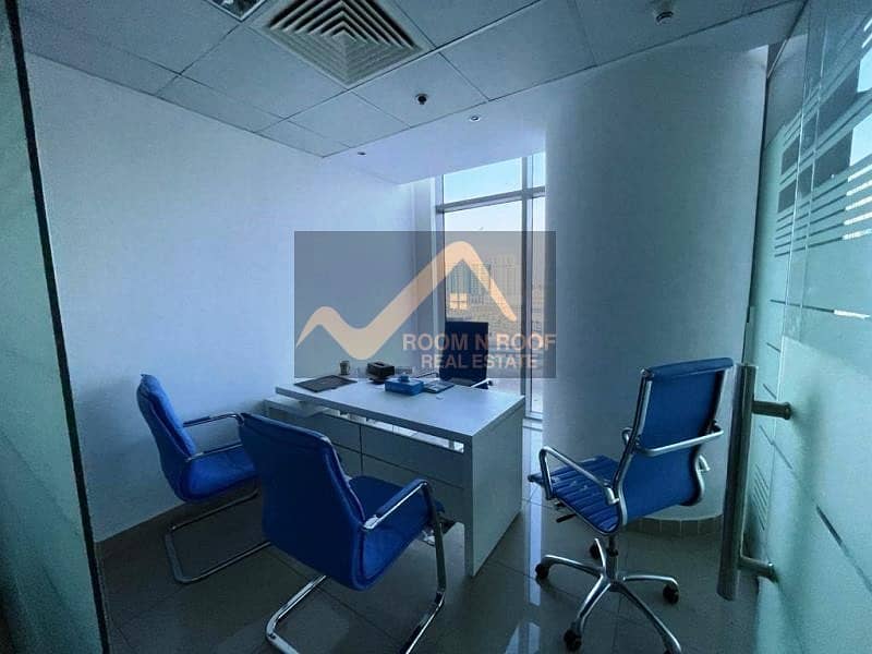 55 |  Furnished Office| Lake View| Glass Partitions |The Metropolis Tower| Business Bay