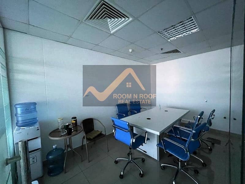 79 |  Furnished Office| Lake View| Glass Partitions |The Metropolis Tower| Business Bay