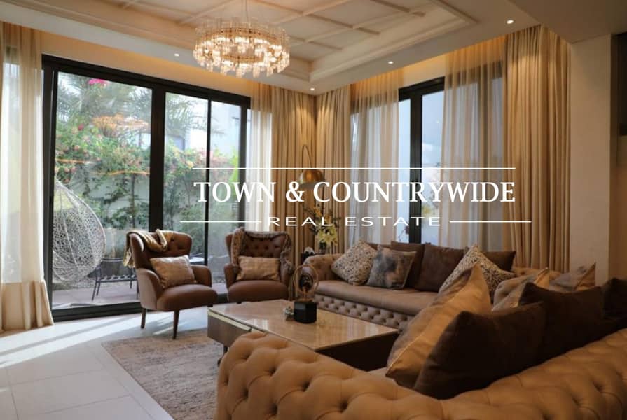 4 Fully Furnished Modern Style Villa I 3BR+ Maids Room