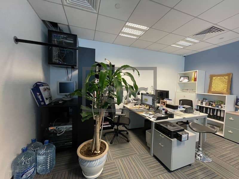 7 Fully Furnished Office| 2 Car Parking Spaces