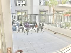 2BR with Large Terrace | Direct Pool Access
