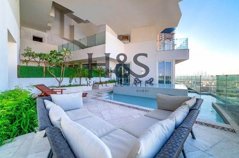 9 Luxurious Penthouse I  High Floor I Pool View