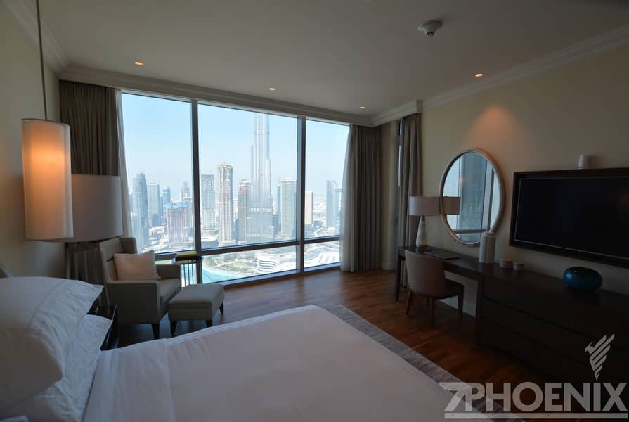 13 4Br Burj Khalifa and Fountain View From full Apt