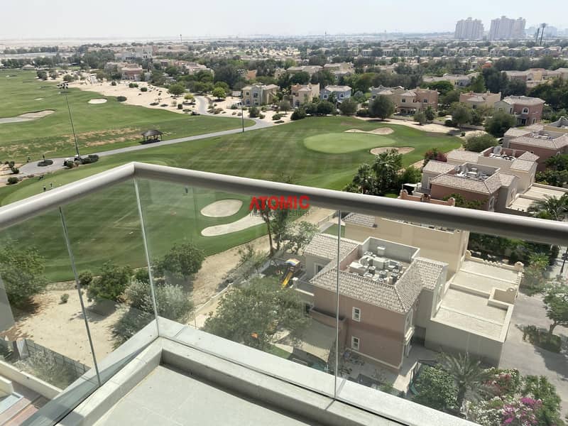 10 Brand new studio fully furnished fully golf course view