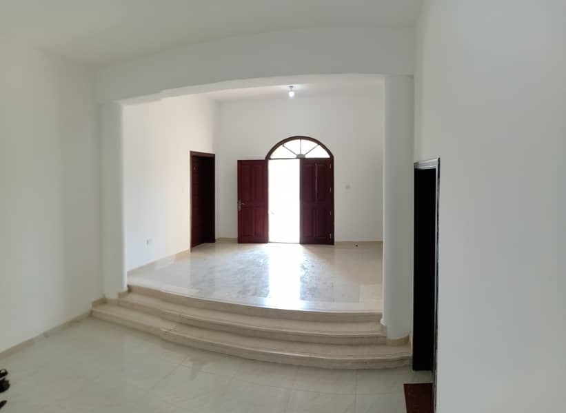 Three distinctive and spacious rooms and a spacious hall for rent in Shakhbout City