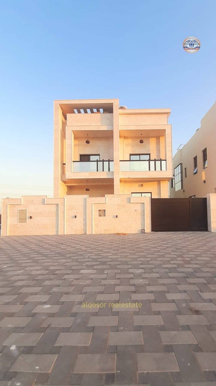 New villa for sale in Ajman, Al Yasmeen area, at an excellent price, with excellent finishes, very close to Sheikh Mohammed Bin Zayed Street, with the possibility of bank financing