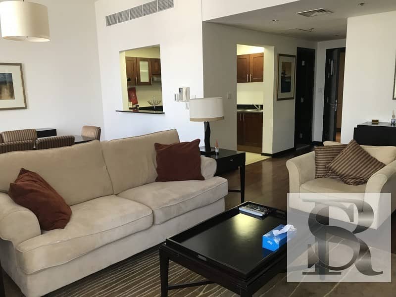 Spacious 1 BR | Fully Furnished | Community View