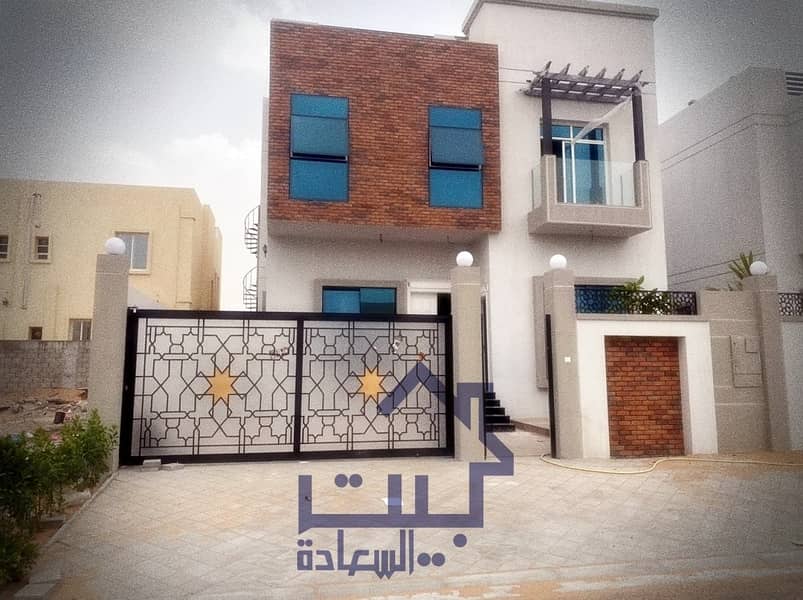 A wonderful new villa with distinctive finishes, a very excellent location on a street, and a great price in Ajman, Al Yasmeen area, with the possibility of bank financing