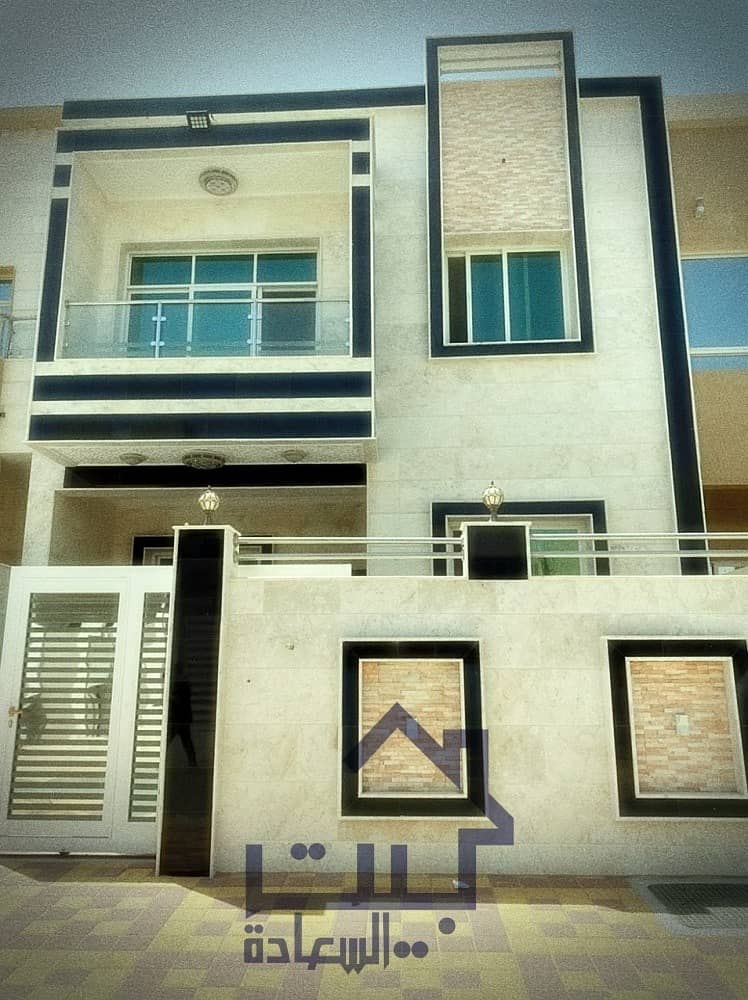 European villa for sale at an attractive price in Al Zahia without down payment and bank financing The best real estate agents owns a lifetime villa at a shot price and all facilities Modern villa freehold without first payment at a great price