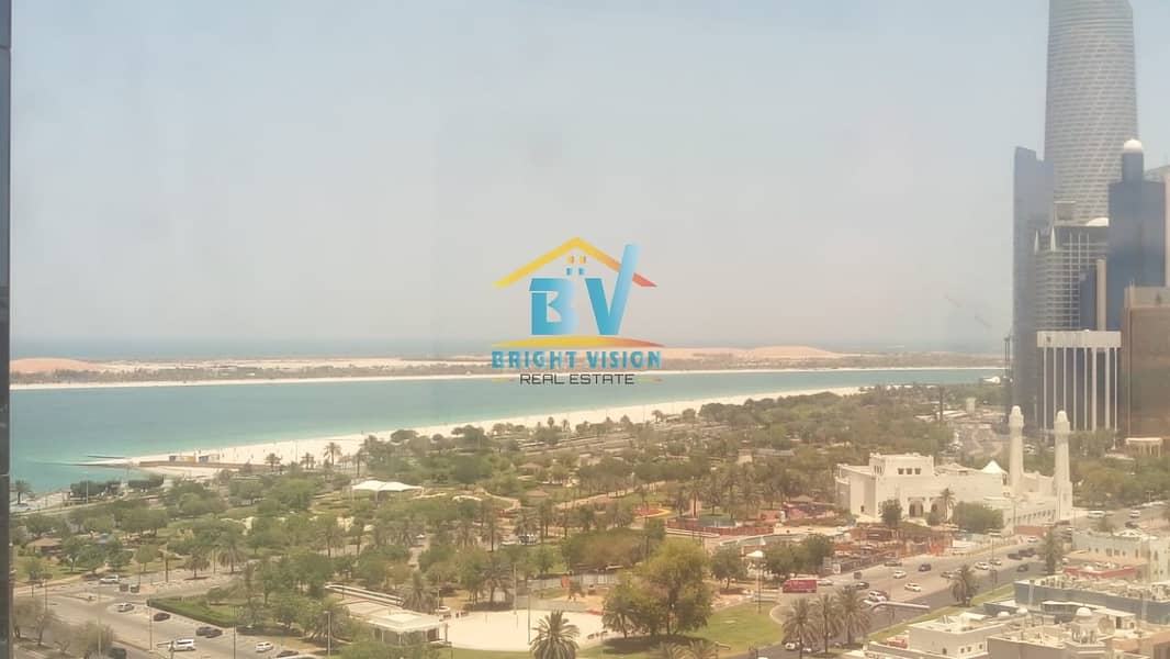 Sea View 3BHK | Maids | Balcony | Facilities| Parking  Corniche Area