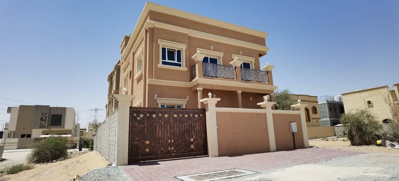 New villa for rent in Al Helio near Al Hamidiyah Park, easy exit to Dubai and the rest of the Emirates