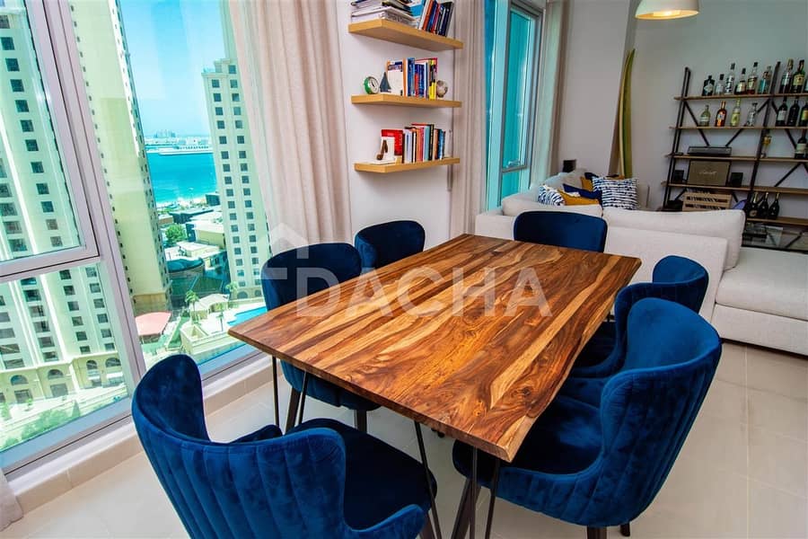 10 Bright Spacious 1 Bed / Marina & JBR Views