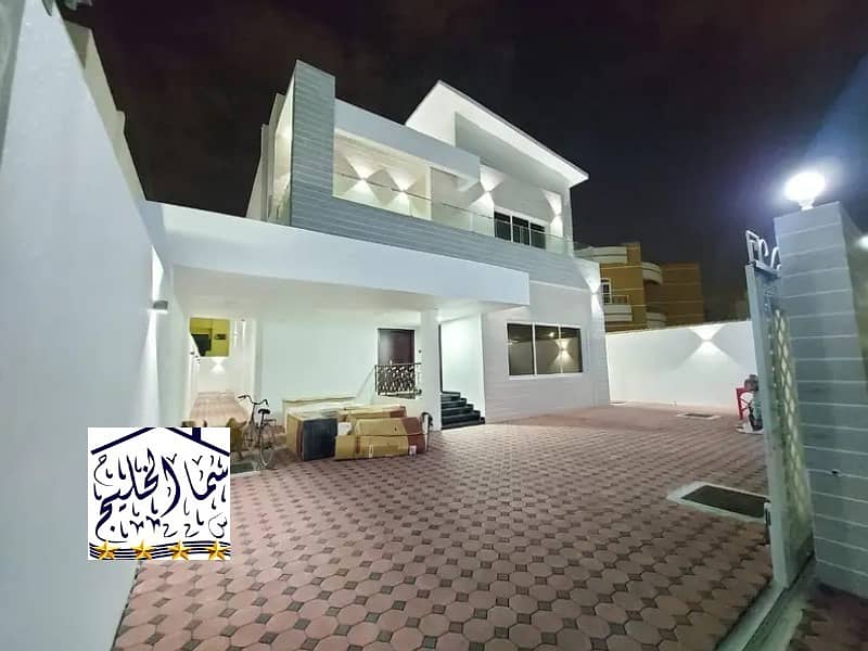 For lovers of luxury, a modern villa, excellent location, behind the Hamidiyeh Police Center, European design, financed over 30 years