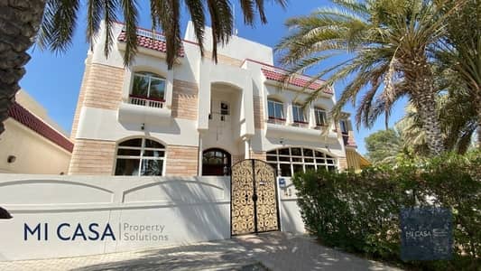 7 Bedroom Villa for Rent in Al Bateen, Abu Dhabi - Sea view villa | Private pool + driver's room 7 Bedroom Villa for Rent in Al Bateen, Abu Dhabi - Sea view villa | Private pool + driver's room