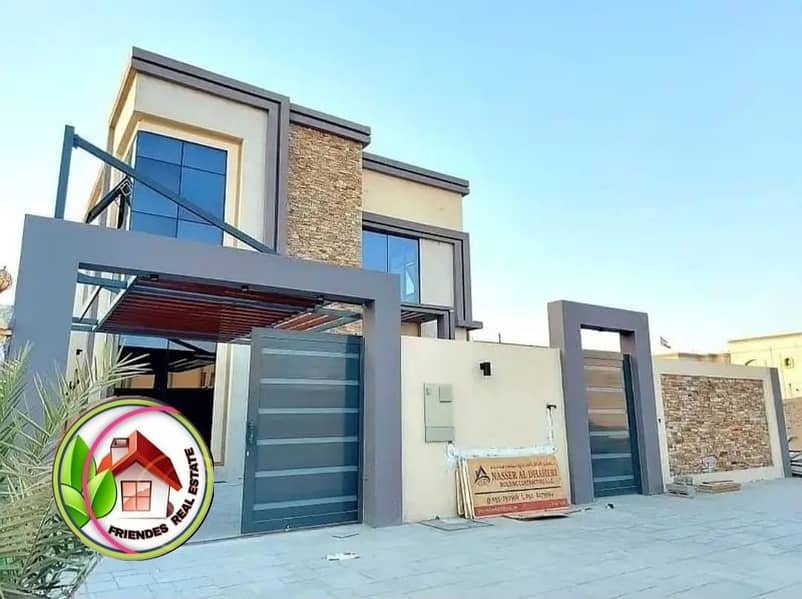 The most luxurious villa for sale, modern, central air-conditioning with a private swimming pool, Jumeirah design, spacious areas with wardrobes in rooms for clothes, bank financing, excellent facilities for people with high taste