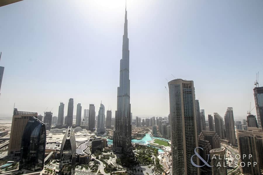 4 Bed + Maids | Full Burj View | Serviced