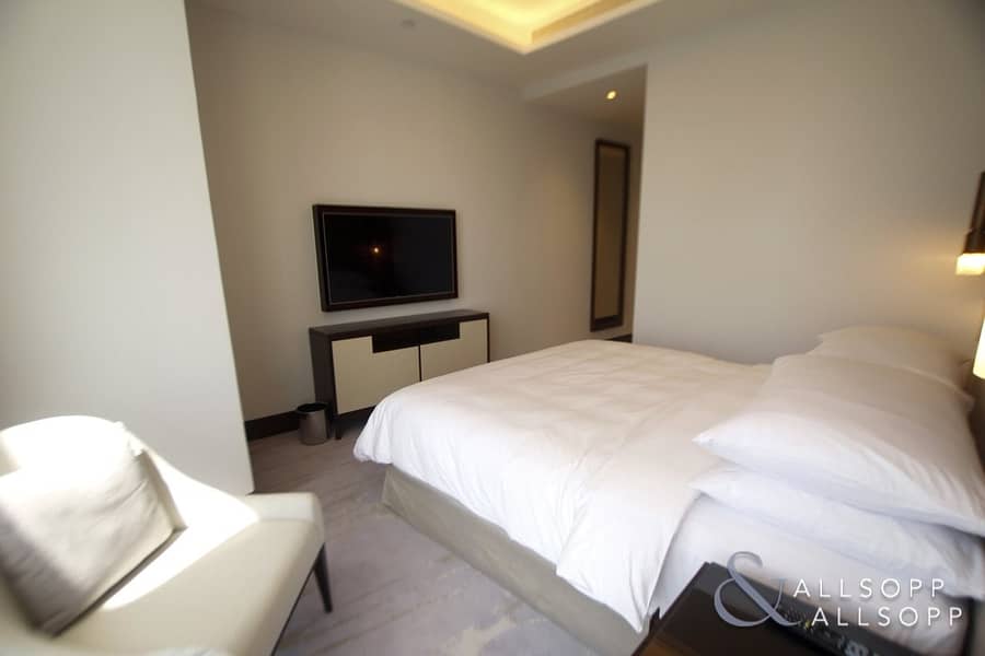 12 4 Bed + Maids | Full Burj View | Serviced