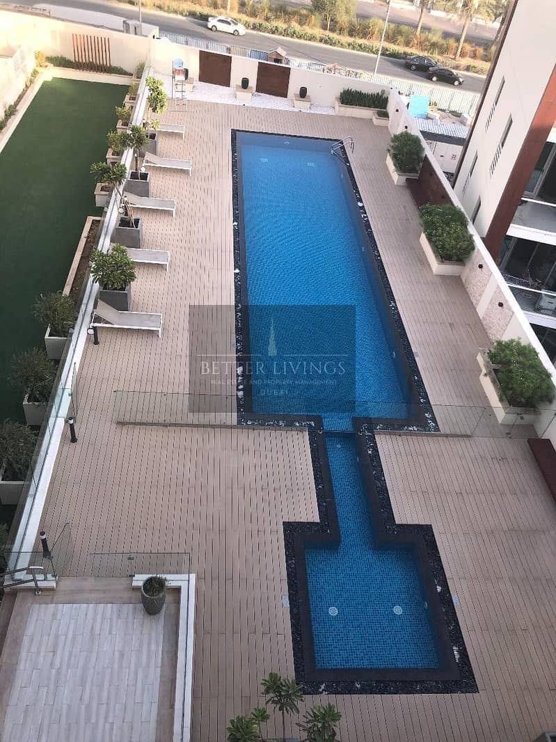 Pool View Top Quality Spacious 1 bed in jvc