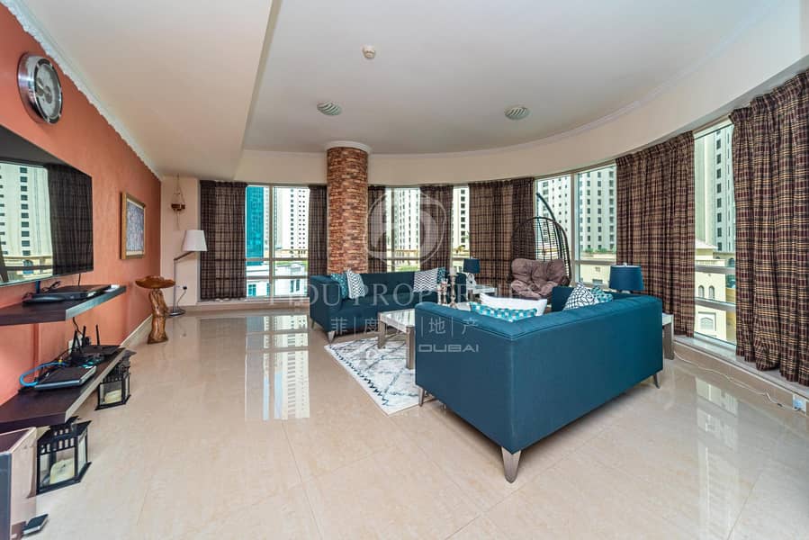 3 Elegantly Furnished  two bed with City View