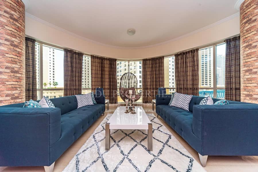25 Elegantly Furnished  two bed with City View