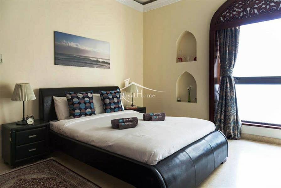 10 Spacious 3 bhk | Furnished | Palm  view  |