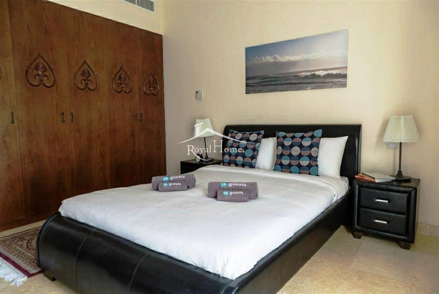 12 Spacious 3 bhk | Furnished | Palm  view  |