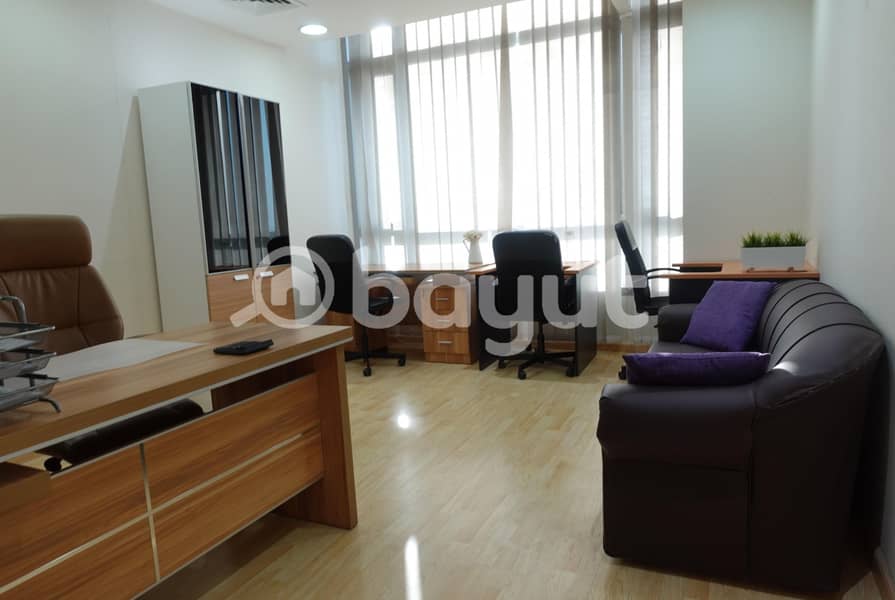 FULLY FURNISHED OFFICE WITH EJARI | DED APPROVED | DIRECT FROM THE OWNER | FREE CAR PARKING