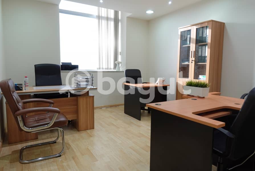 AED 20K - 40K | FULLY FURNISHED OFFICES WITH EJARI | DED APPROVED | FREE PARKING | DIRECT FROM OWNER