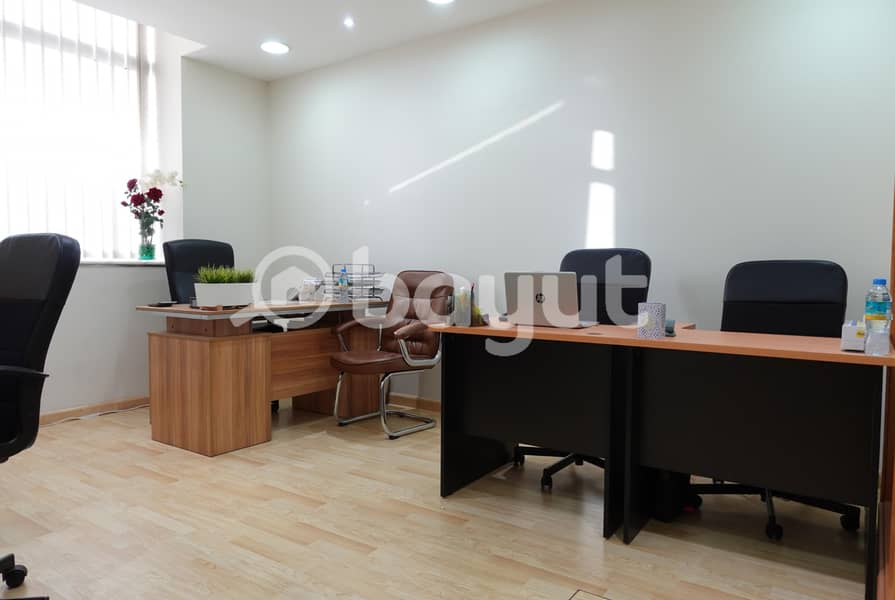 FURNISHED EXECUTIVE OFFICES | EJARI | FREE PARKING | AL MUSALLA TOWERS | DIRECT FROM OWNER