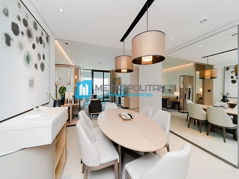 10 Furnished serviced Apt|High Floor|Full Sea view