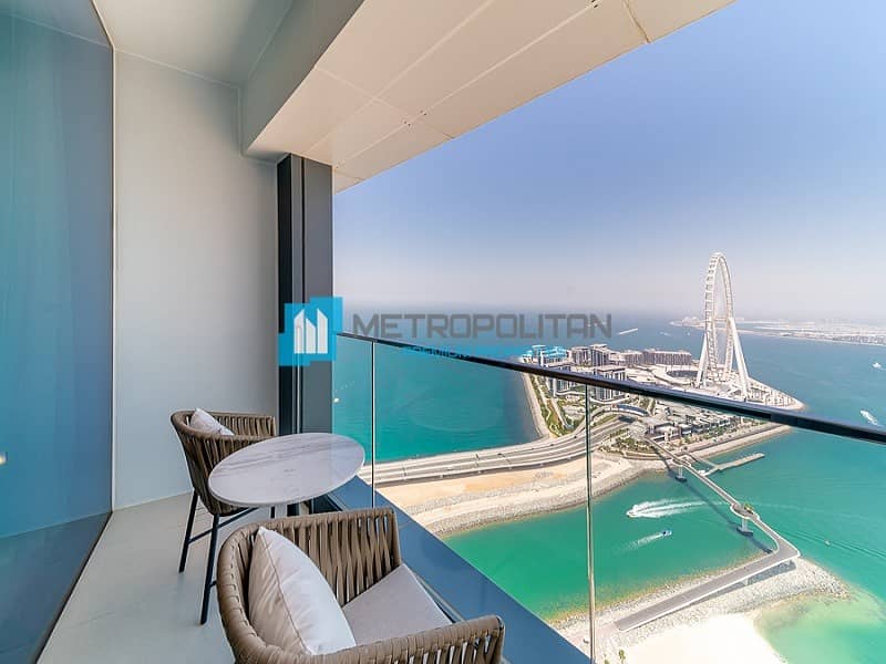27 Furnished serviced Apt|High Floor|Full Sea view