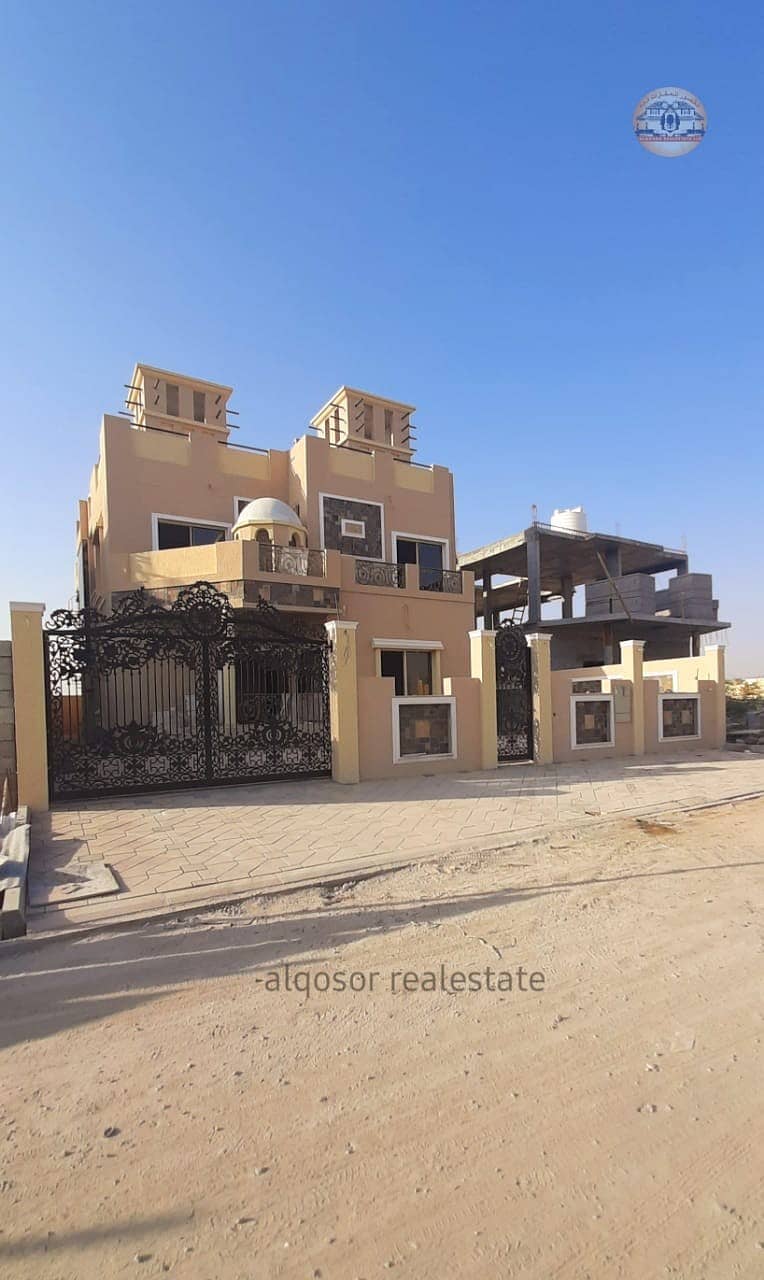 A new villa in Ajman is one of the best villas in the Ajman market, very elegant architectural design and finishing, easy bank financing and the longest payment period of up to 25 years