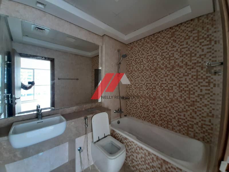 26 1 Month free Spacious 1 BHK With 2 Baths Master Bedroom Gym Pool Parking Only for 34k 4/6 chqs