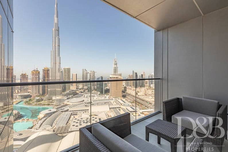 3 Fully Furnished and Serviced | Superb Burj View