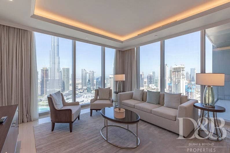 Fully Furnished and Serviced | Superb Burj View