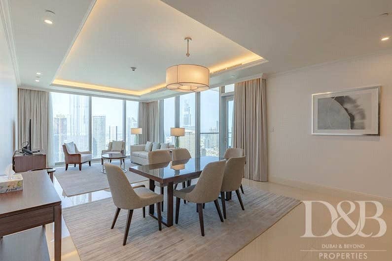 8 Fully Furnished and Serviced | Superb Burj View