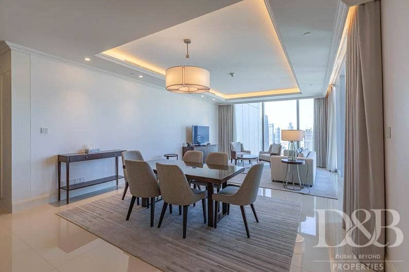 2 Fully Furnished and Serviced | Superb Burj View