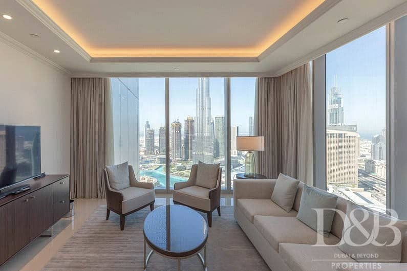 9 Fully Furnished and Serviced | Superb Burj View