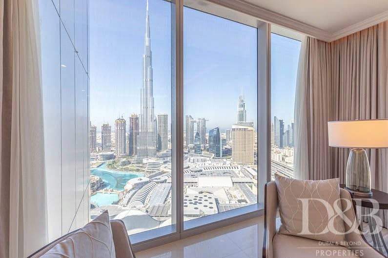 10 Fully Furnished and Serviced | Superb Burj View