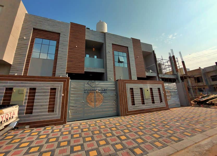 For sale a villa in Ajman, free ownership for all nationalities without down payment on bank financing, up to 100% of the property value