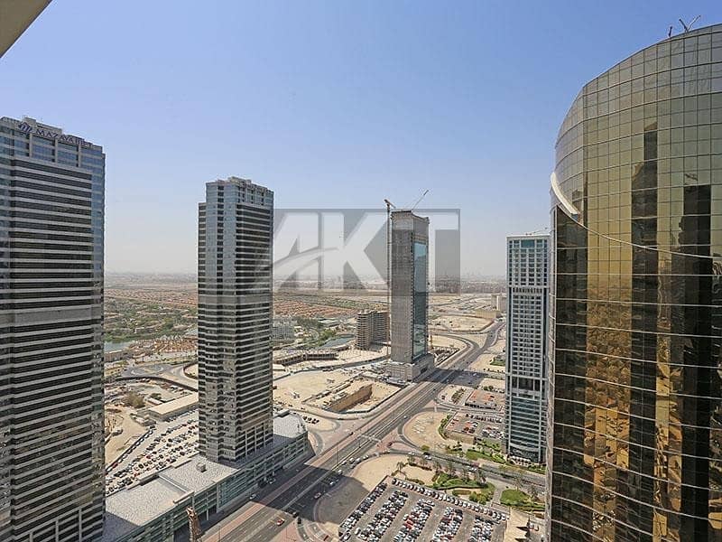 6 1.250 M  / Large 2 BR / High Floor  / Lake and Community View / Concorde Tower /  JLTower in Jumeirah Lake Tower * JLT