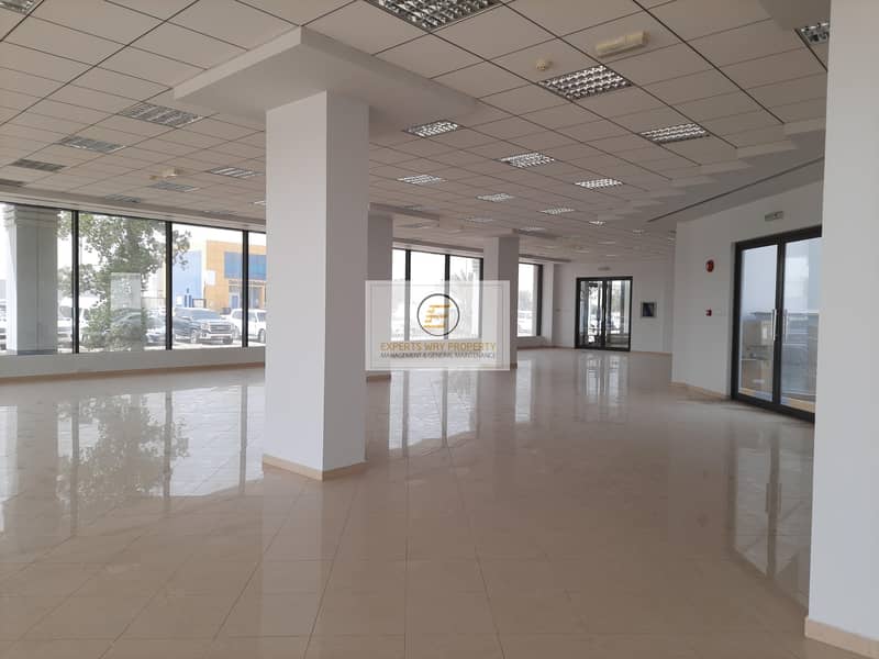 5 spacious brand new show room in musaffah ind. Area