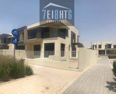 Outstanding property: 5-6 b/r good quality semi-independent villa + maids room + large garden for rent in Dubai Hills