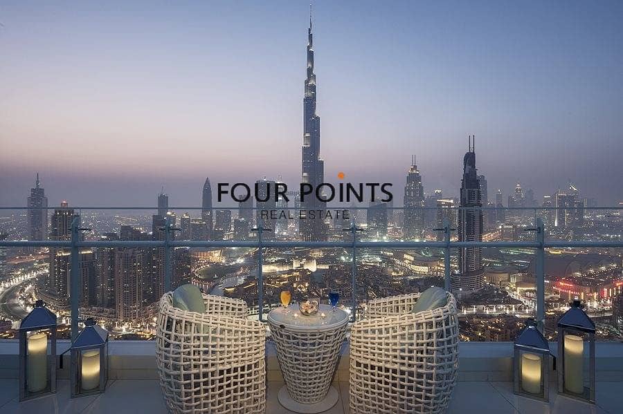 Burj Khalifa view 2BR in The Distinction Tower