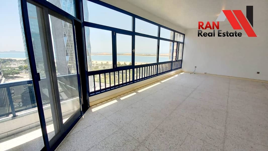 17 Huge Sea View 4BHK  Apartment With Balcony for 85