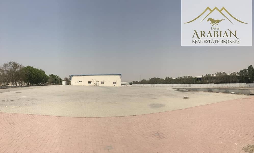 6 Big Yard with Store |  Rate 12 AED  Sq. ft