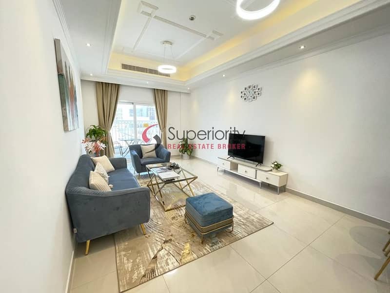 8 Low floor | Fully Furnished | With Parking | 1Bedroom