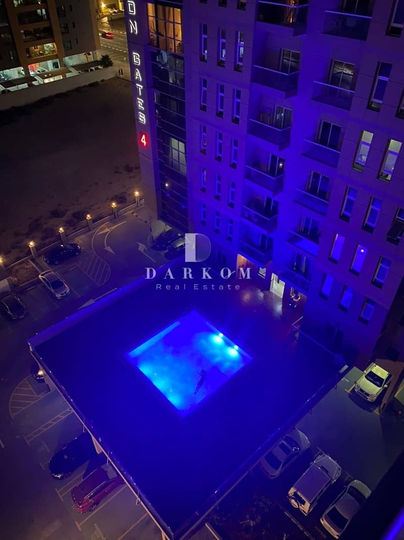 9 1 BR With Balcony |  Pool View |  With Parking and Facilities