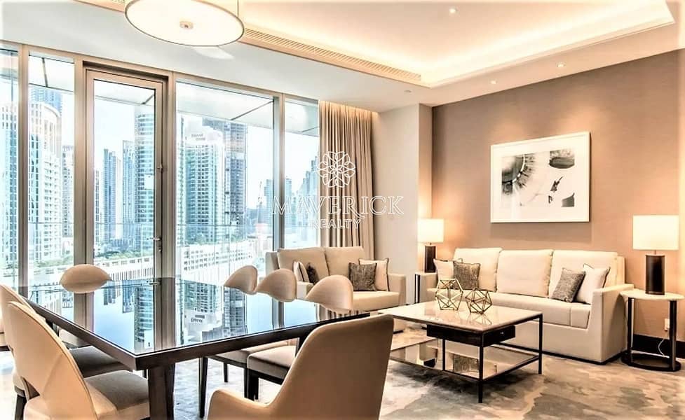 6 Exclusive! Full Burj View | Furnished 2BR | Rented