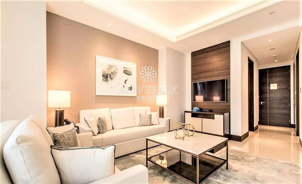 7 Exclusive! Full Burj View | Furnished 2BR | Rented